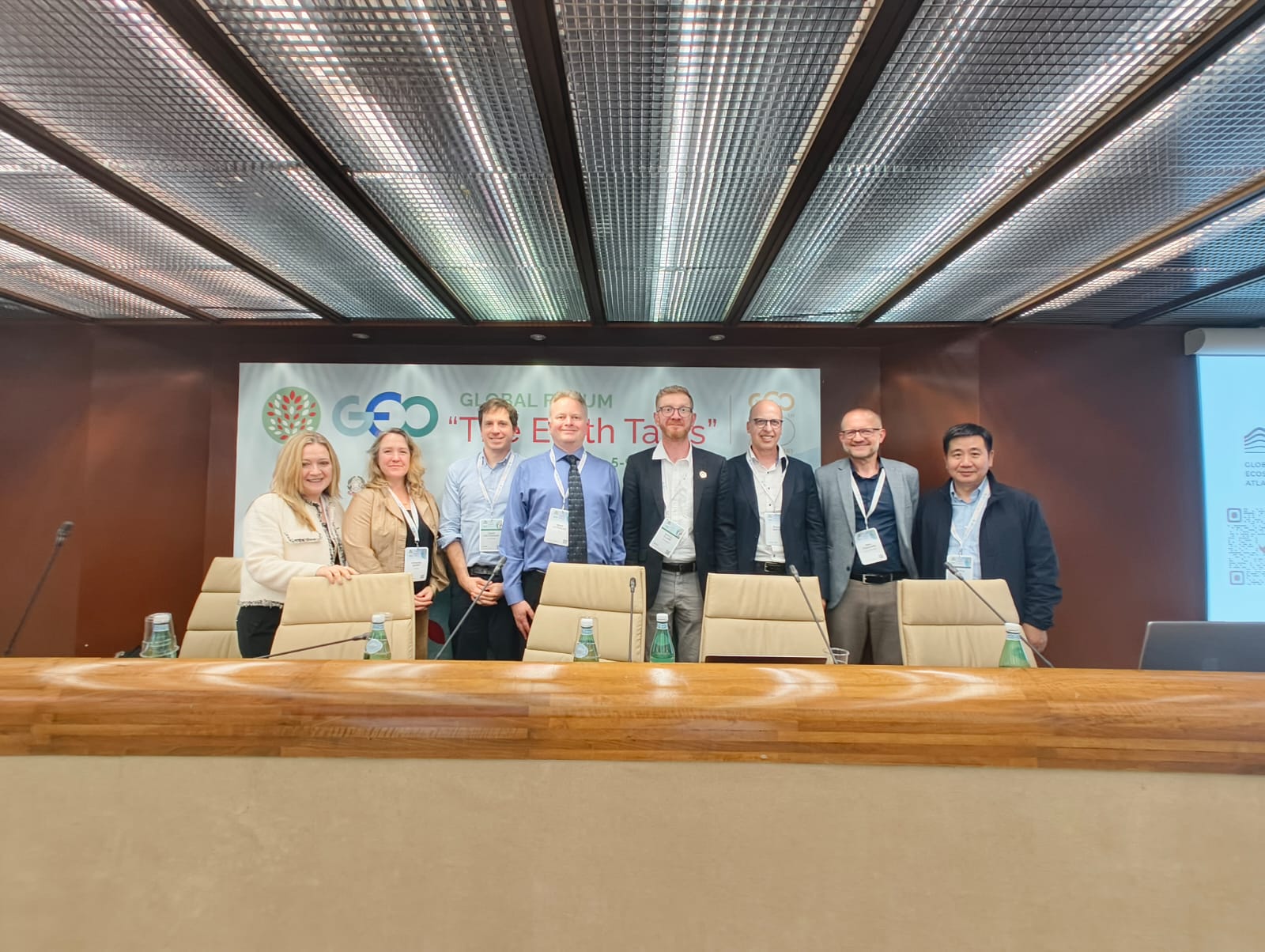 Group photo of WEED Session Speakers at the GEO Global Forum 2025 in Rome